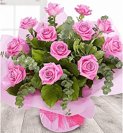 Bunch of Pale Pink Roses