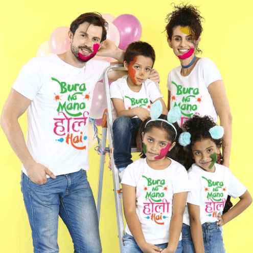 Bura No Mano Holi Hai Family Tees