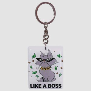 Like A Boss Keychain
