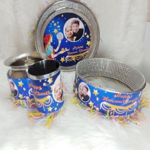 Fancy Karwachauth Personalized Puja Thali Set