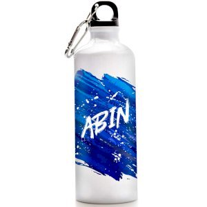 Personalized Name Sipper Bottle Blue