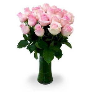 Pink Roses Vase
