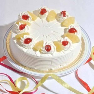 Eggless Pineapple Cake
