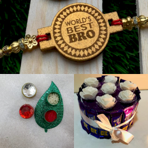 Dairy Milk Bouquet Rakhi Combo