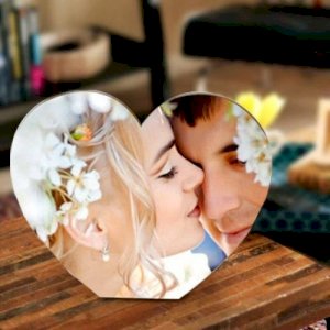 Lovely Heart Personalize Photo Frame