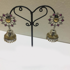 Oxidized Finish Earrings