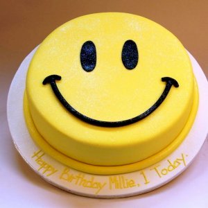 Smiley Emoji Cake