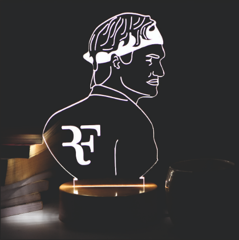ROGER FEDERER 3D LED Acrylic Lamp