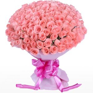 Pink Rose Large Bunch