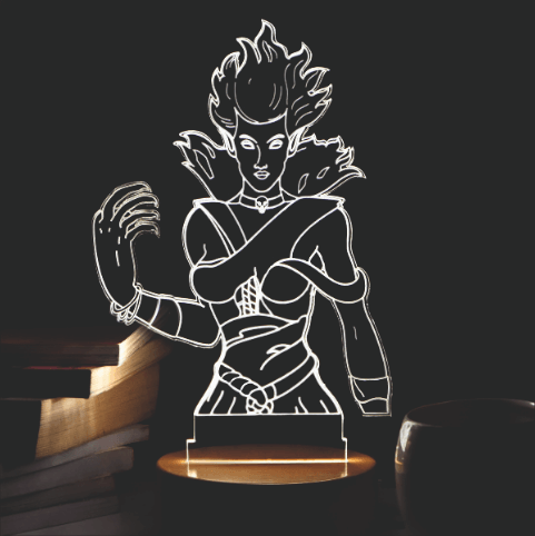 DEATH PROPHET 3D LED Acrylic Lamp