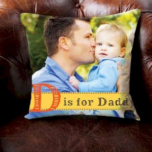 D is For Daddy Cushion