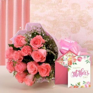 Pink Rose Combo For Mom