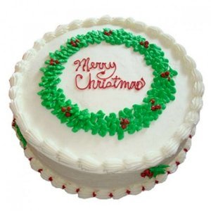 White Christmas Cake