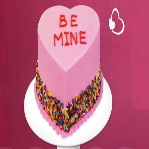 Be Mine Heart Cake