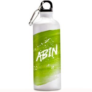 Personalized Name Sipper Bottle Green