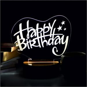 Birthday 3D LED Acrylic Lamp