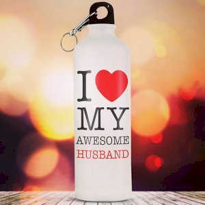 I Love My Husband Shipper Bottle