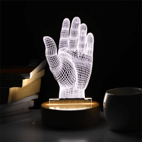 PALM 3D LED Acrylic Lamp