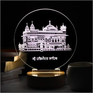 Golden Temple 3D LED Acrylic Lamp