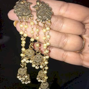 Peacock Three Layer Jhumki