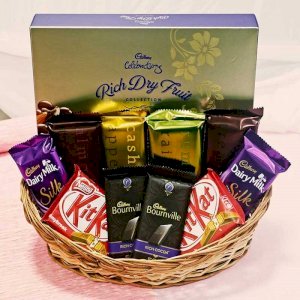 Basket Of Assorted Chocolate