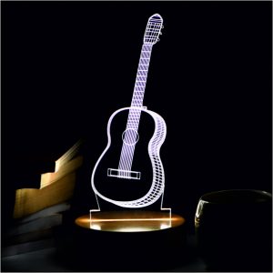 Guitar 3D LED Acrylic Lamp