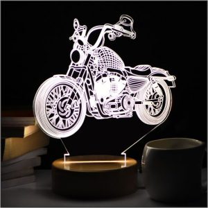 Royal Enfiled 3D LED Acrylic Lamp