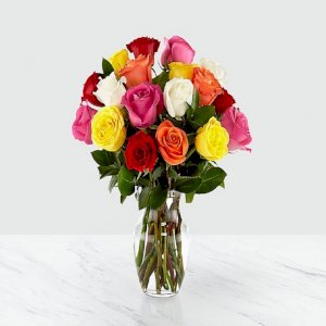 Bouquet of Fresh Assorted Roses