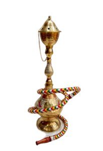 Golden Brass Hookah