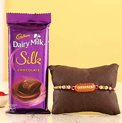 Dairy Milk Silk With Rakhi
