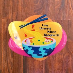 Less Upsetti More Spaghetti Fridge Magnet