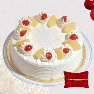Pineapple Cake or Rakhi Combo