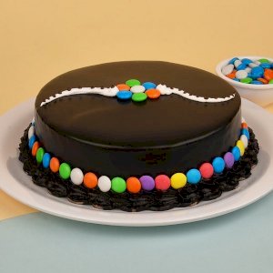 Rakhi Chocolate Gems Cake