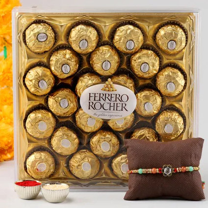 Rakhi With Ferrero Rocher