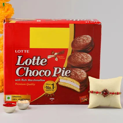 Rakhi With Lotte Chocopie