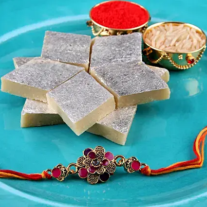 Rakhi and Kaju Katli Combo