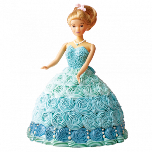 Blue Princess Cake