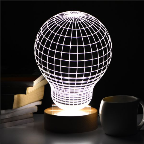 BULB 3D LED Acrylic Lamp