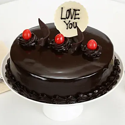 Valentine Love Truffle Cake