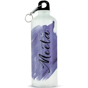 Personalized Name Sipper Bottle Violet