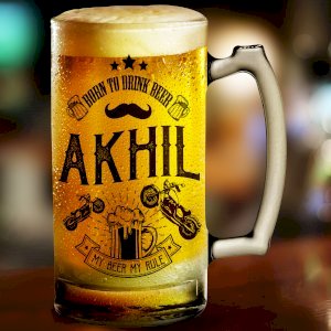 Personalised Name Beer Mug