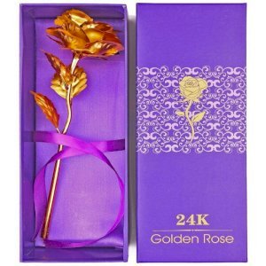 Plated Gold Rose