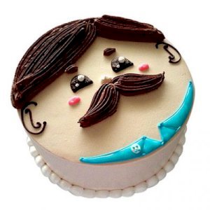 Moustache Cake For Dad
