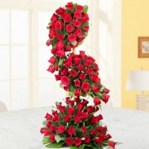 Tall Standing Red Roses