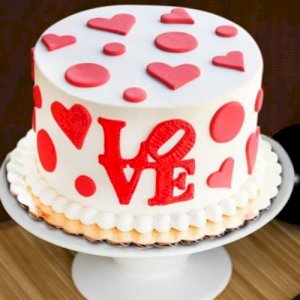 Love Fondant Cake