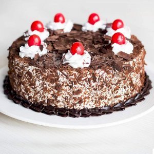 Eggless Blackforest Cake