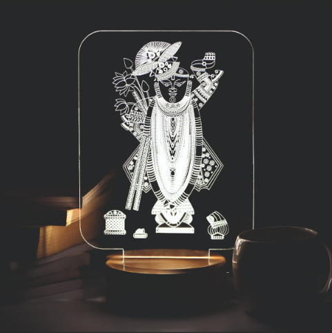 THAKURJI 3D LED Acrylic Lamp