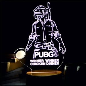 PUBG 3D LED Acrylic Lamp