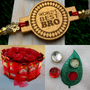 Kitkat Bouquet n Rakhi Combo