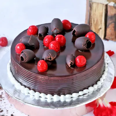 Cherry Truffle Cake